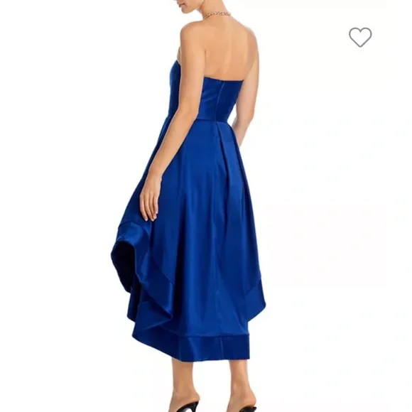 AQUA Mikado Strapless Midi Gown - 100% Exclusive - Picture 1 of 2